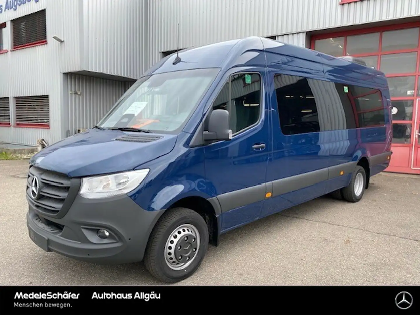 Mercedes-Benz Sprinter TRANFER 45 SCHULBUS 22+1 AUßENSCHWINGTÜR 4 STEHPLÄTZE Blau - 1