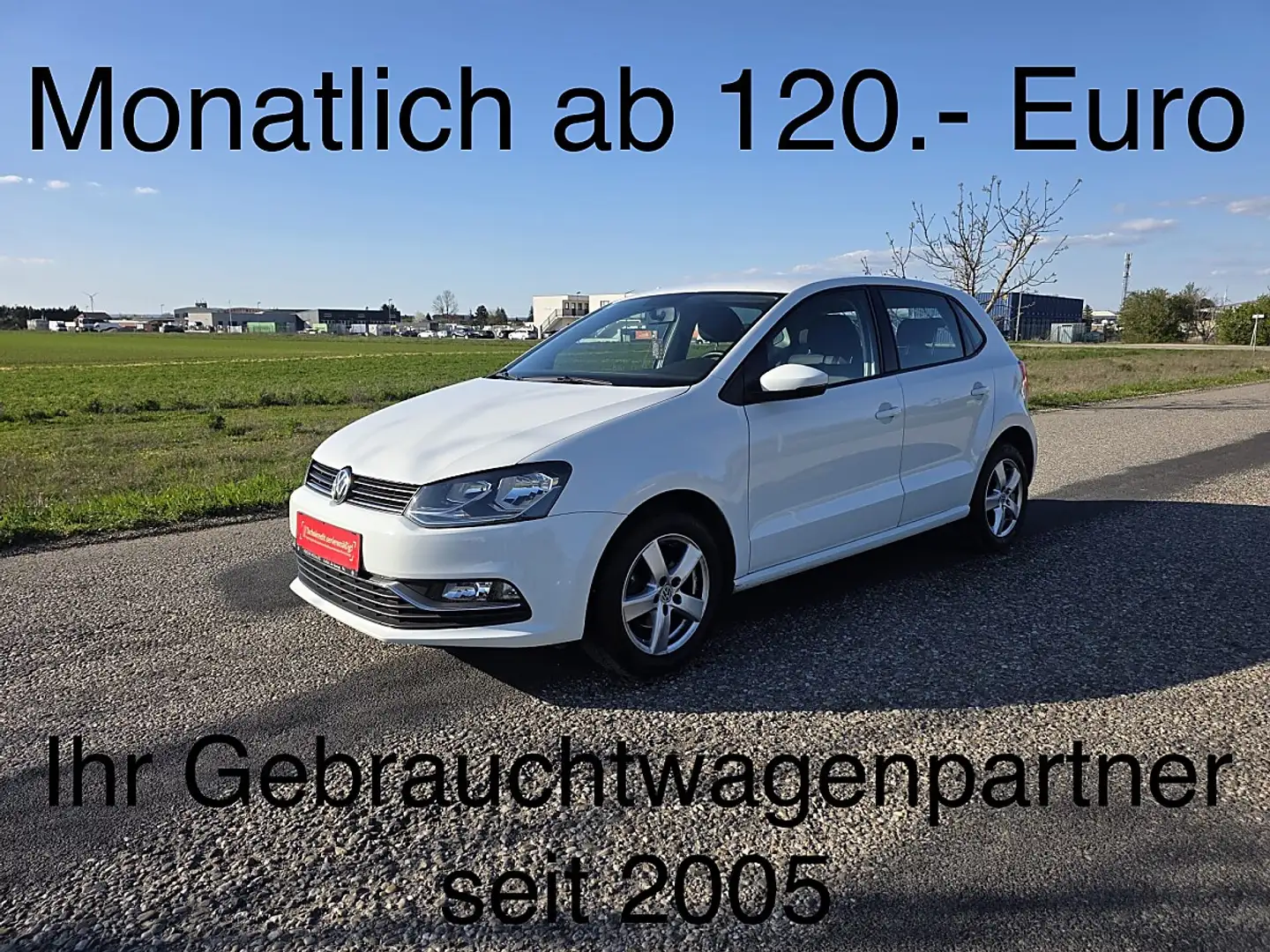 Volkswagen Polo Touch 1,0 BMT Weiß - 1