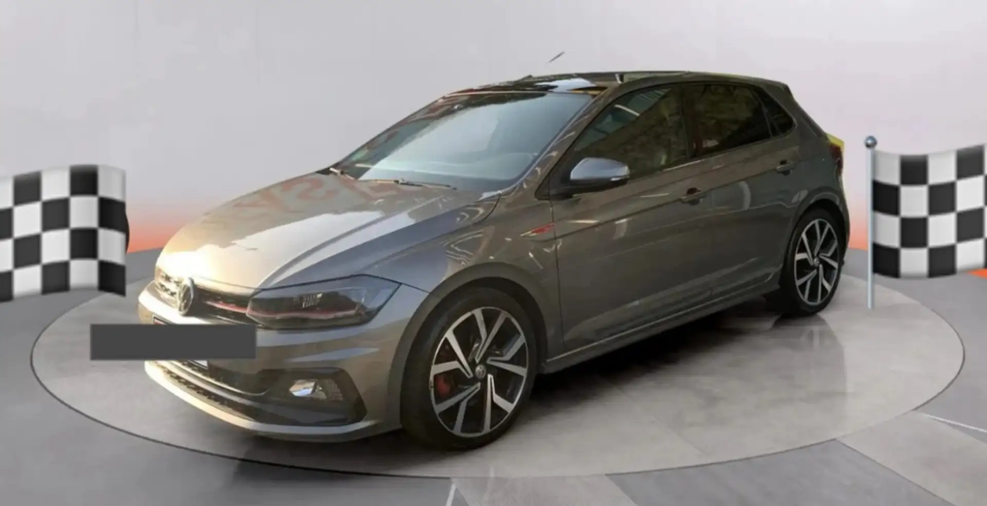 Volkswagen Polo 2.0 TSI GTI DSG Gris - 1