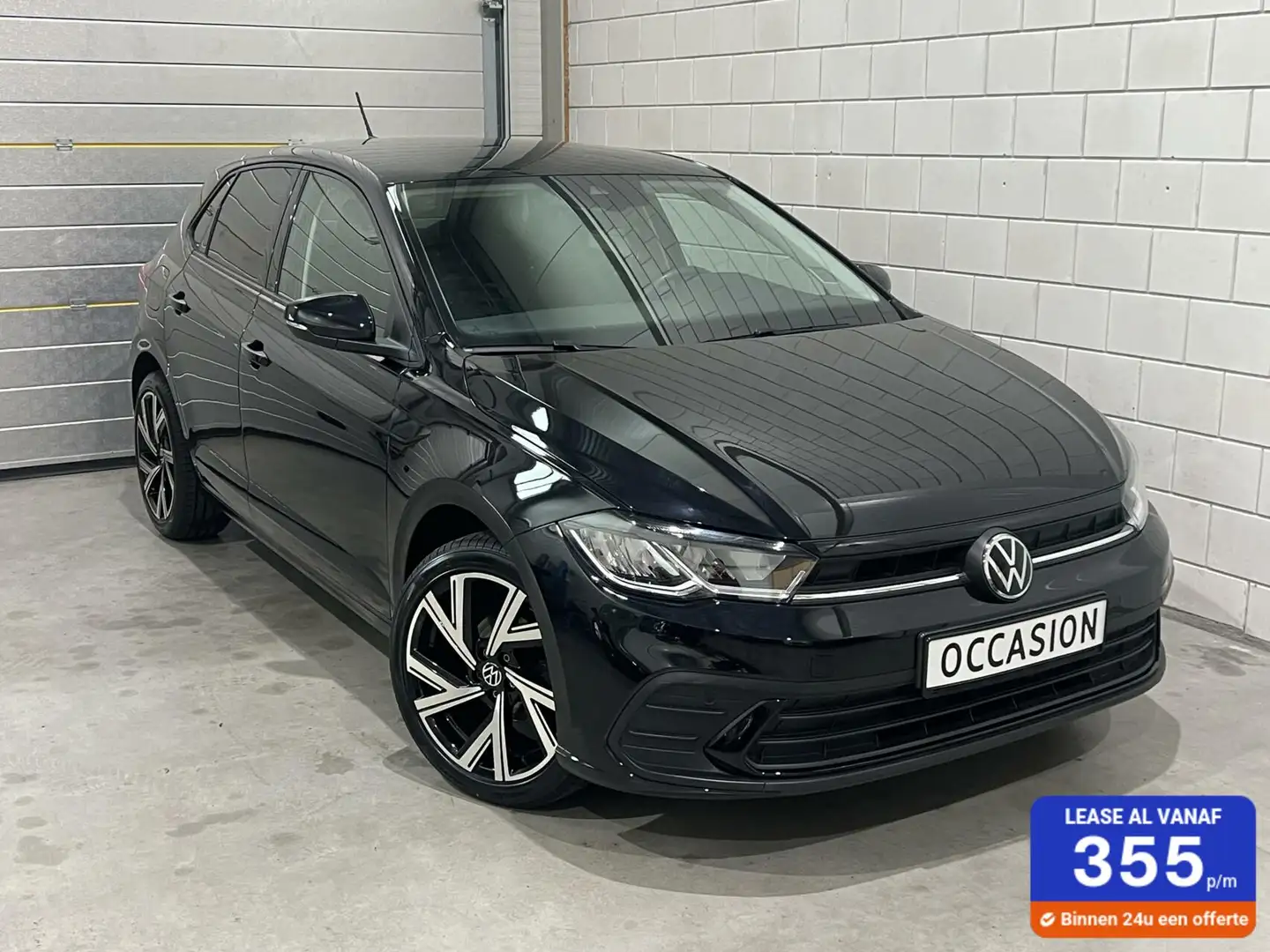Volkswagen Polo 1.0 TSI DSG*Apple Carplay*Virtual*Keyless*Lane Ass Zwart - 1