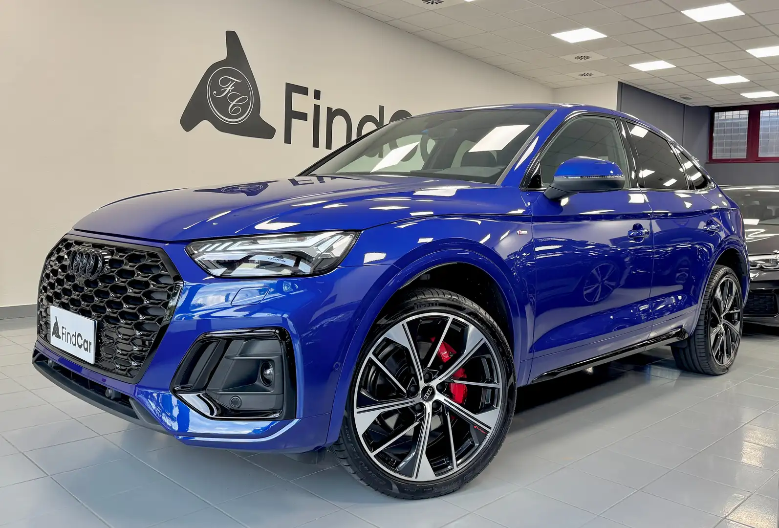 Audi Q5 Sportback 40 2.0 tdi mhev S line quattro s-tronic Blau - 1