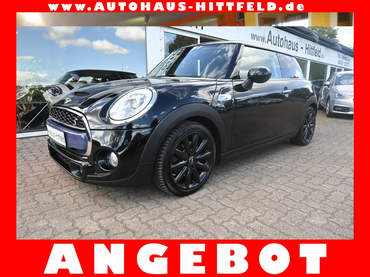 MINI Cooper S Aut NAVI Bluet Klimaaut Leder LED 17´ Noir - 1