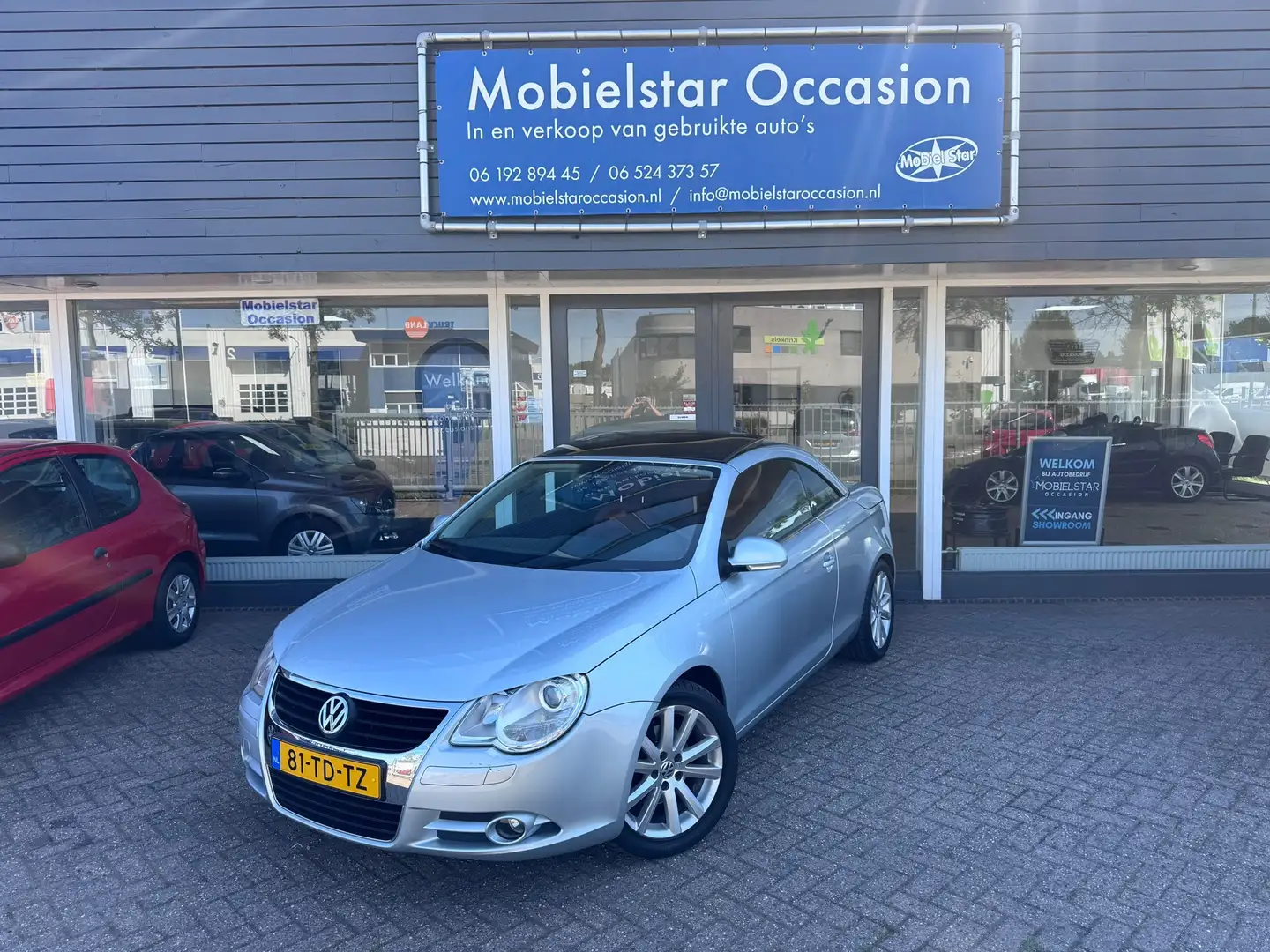 Volkswagen Eos 2.0-16v FSI / Cabrio / Nap / Stoelverwarming / ful Grijs - 2