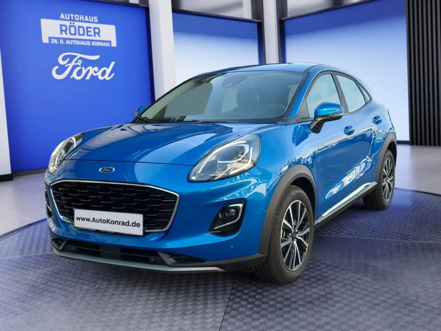 Ford Puma 1.0 EcoBoost Hybrid Aut. TITANIUM Blau - 1
