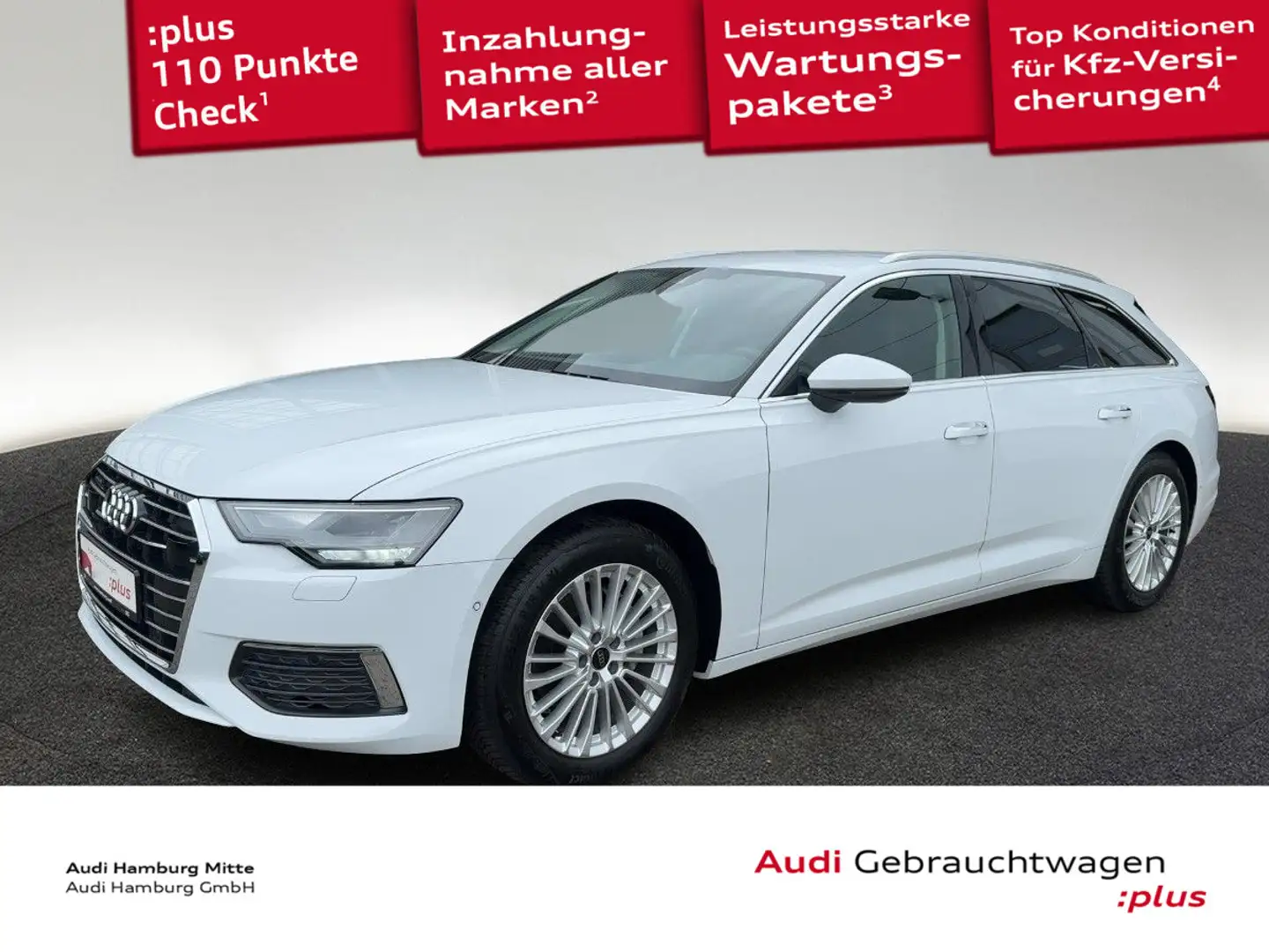 Audi A6 40 TDI design quattro S tronic AHK Kame Weiß - 1