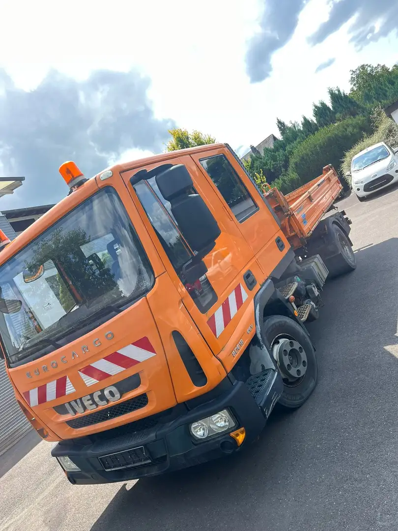 Iveco Eurocargo 80E18 Meiler 3 Seitenkipper Orange - 2