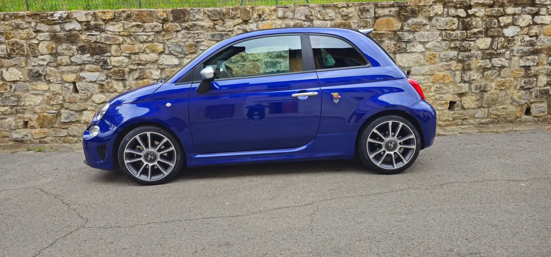 Abarth 595 Turismo Cabrio Azul - 1