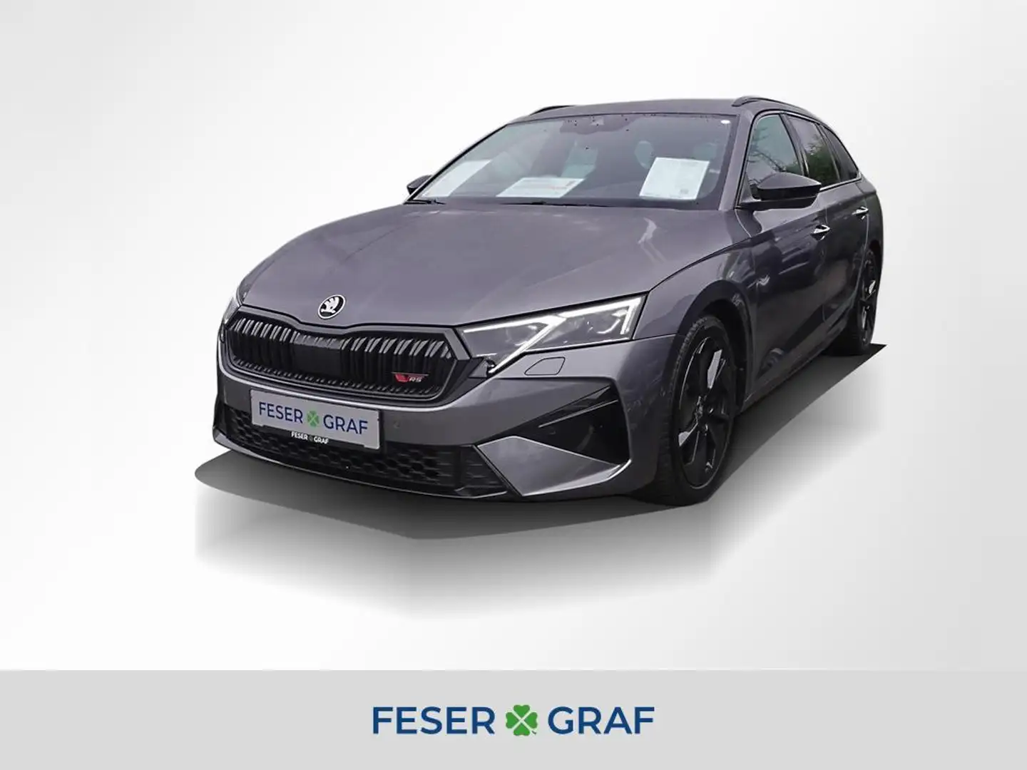 Skoda Octavia Combi 2.0 TSI RS ACC Matrix Navi RüKa Grijs - 1