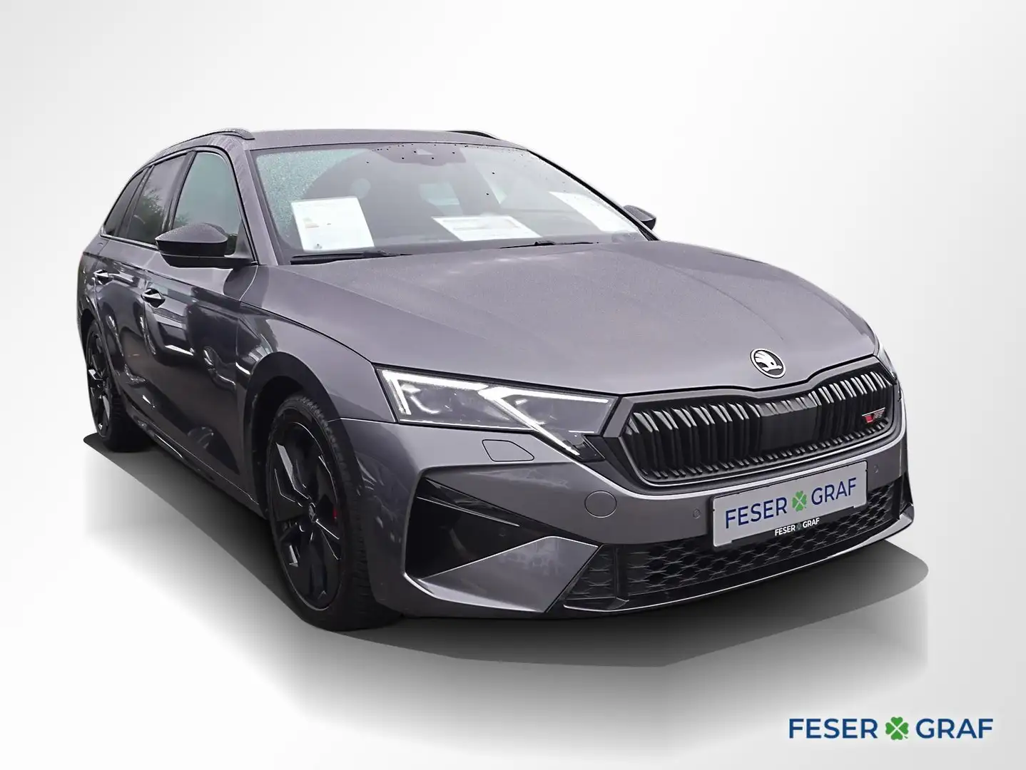 Skoda Octavia Combi 2.0 TSI RS ACC Matrix Navi RüKa Grijs - 2