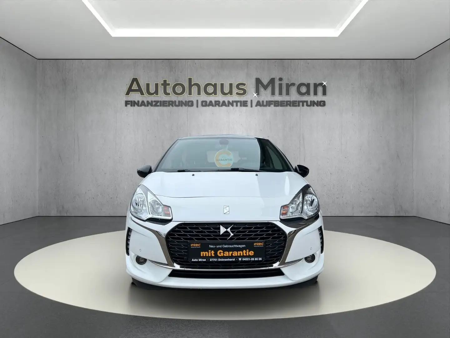 Citroen DS3 1,2 SoChic (nur24Tkm, AUT. TÜV NEU) Blanco - 1