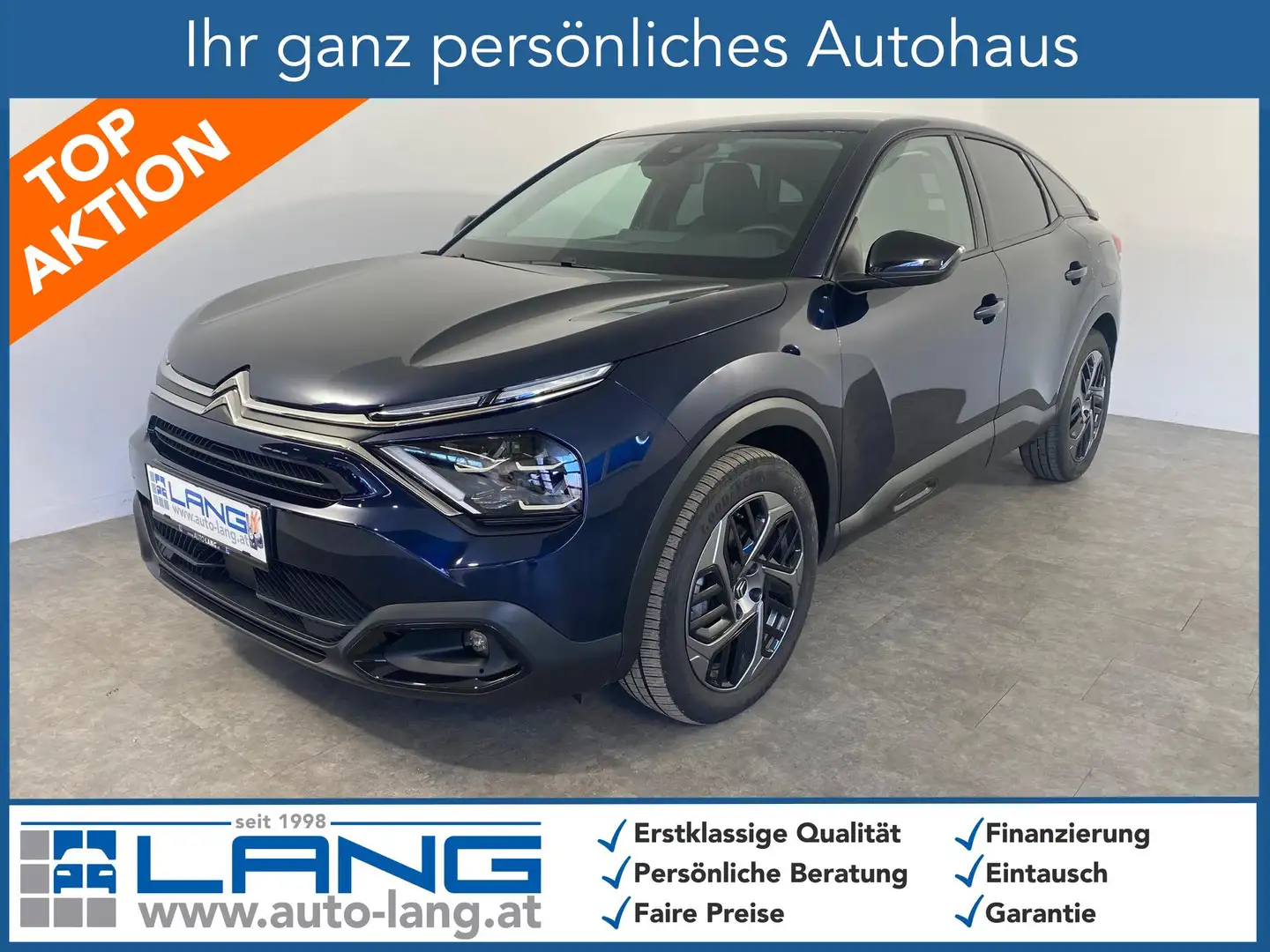 Citroen C4 1.2 PureTech 130 Plus LED*NAVI*RFK 96 kW (131 P... Blau - 1