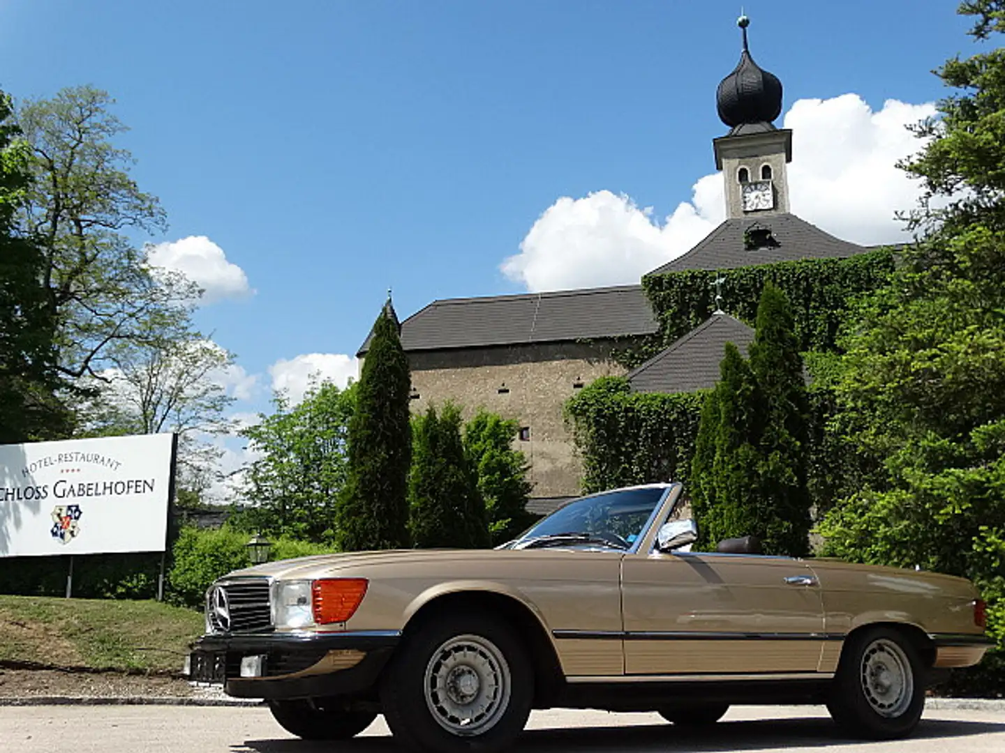 Mercedes-Benz SL 450 Cabrio Bej - 2