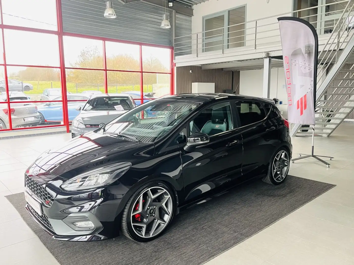 Ford Fiesta ST 1,5 200 GPS APPLE CARPLAY KEYLESS PACK HIVER FEUX HALOGENE BLUETOOTH HIFI B&O REGULATEUR L Noir - 1