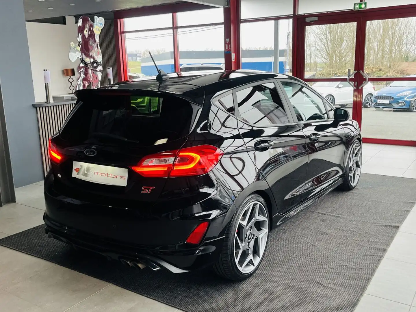 Ford Fiesta ST 1,5 200 GPS APPLE CARPLAY KEYLESS PACK HIVER FEUX HALOGENE BLUETOOTH HIFI B&O REGULATEUR L Noir - 2