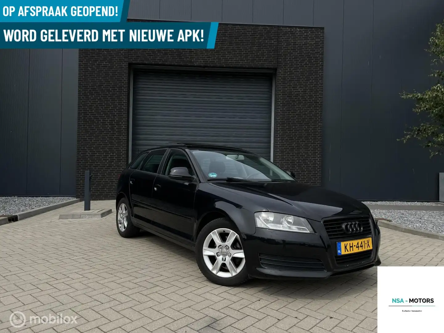 Audi A3 Sportback 1.6 Attraction Business Edition|PANO|CRU Zwart - 1