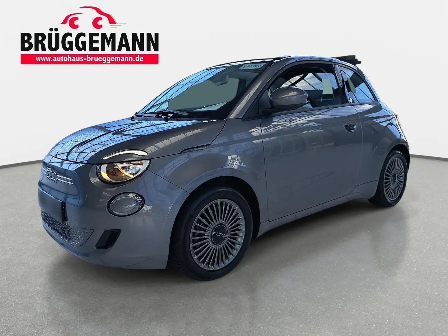 Fiat 500C 500C ELEKTRO 42 KWH INAVI KLIMAAUTO KAMERA KOMFORT Gri - 1