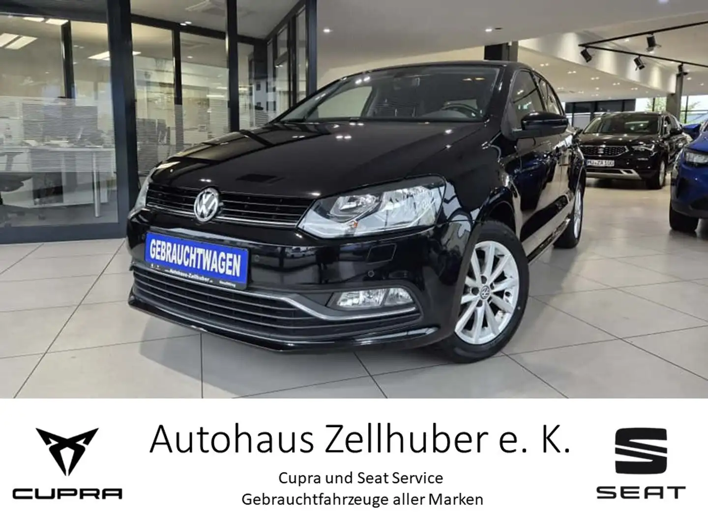Volkswagen Polo 1.0 Lounge *HAGEL*Klimaauto*Sitzheizung* Noir - 1