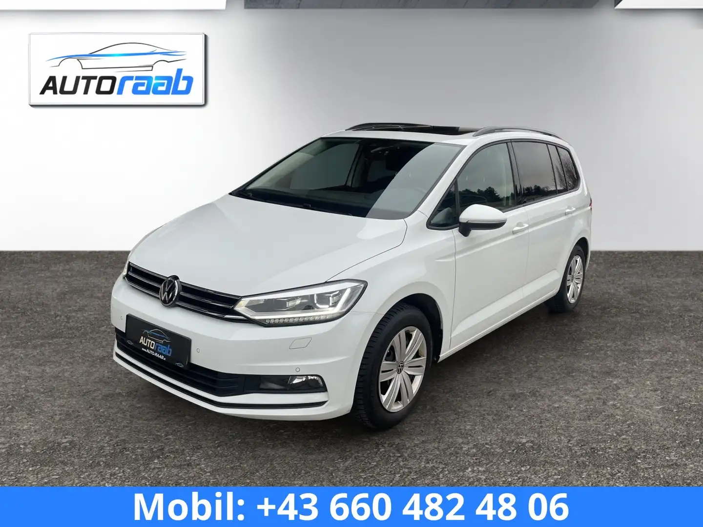 Volkswagen Touran Comfortline 2,0 TDI *LED*AHV*PANO*ACC*RFK*APP* Weiß - 1