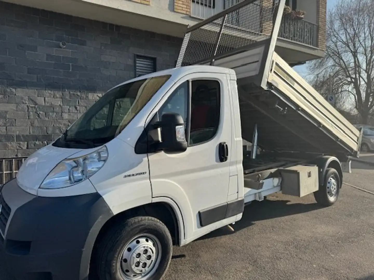 Fiat Ducato ribaltabile trilaterale anno 2011 mjt 2.3 Bílá - 2