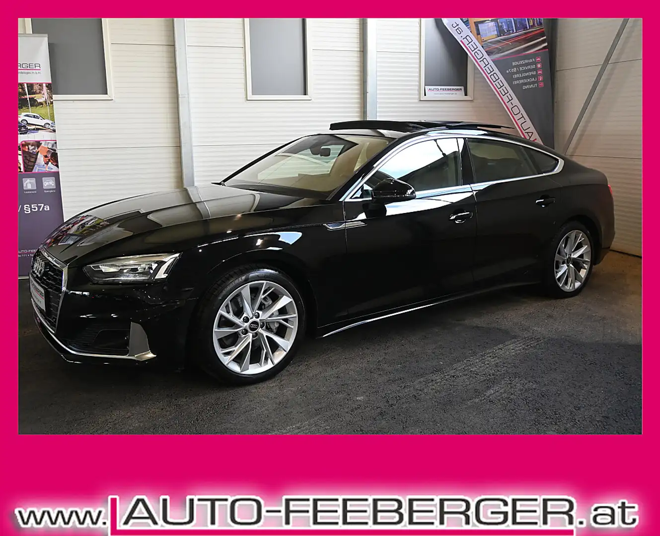 Audi A5 40 2.0 TFSI Sportback quattro, Pano-Dach,Virtua... Schwarz - 1