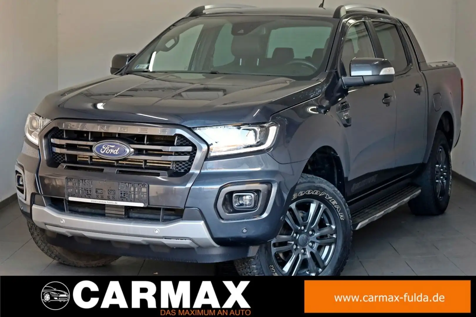 Ford Ranger Wildtrak 4x4,Leder,Navi,ACC,LED,Rollo,AHK Grau - 1