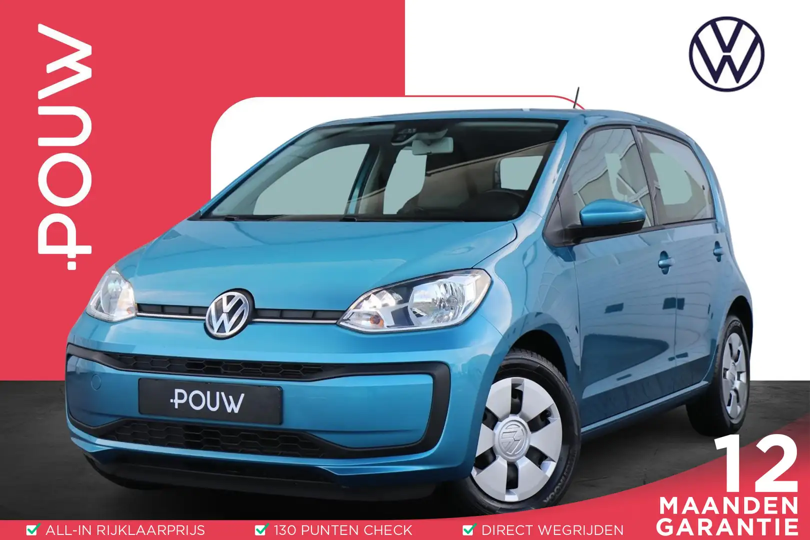 Volkswagen up! 1.0 60pk Move up! | Camera | Cruise Control | Airc Bleu - 1