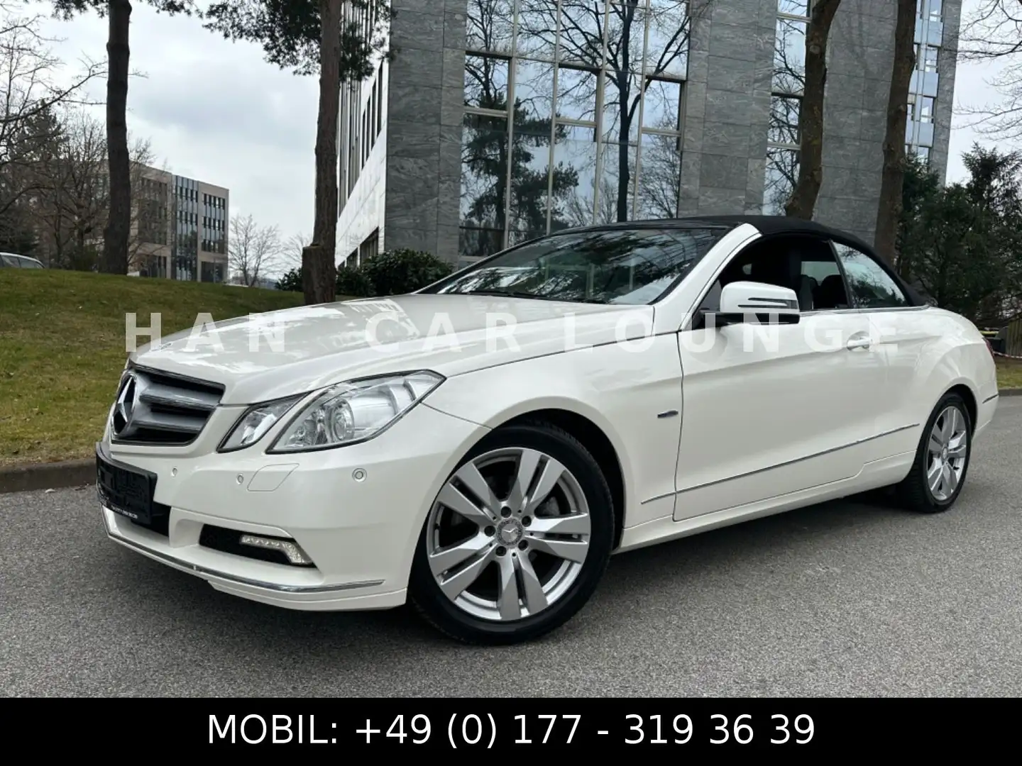 Mercedes-Benz E 250 CGI CABRIO*BlueEfficiency*LEDER*NAVI*1.HAND Weiß - 2