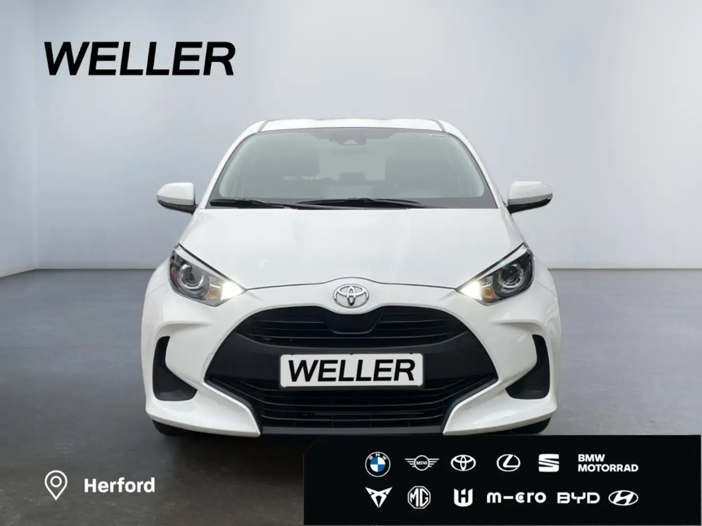 Toyota Yaris 1.0 Comfort *ACC*CAM*CarPlay*Spurhalteass* Weiß - 2