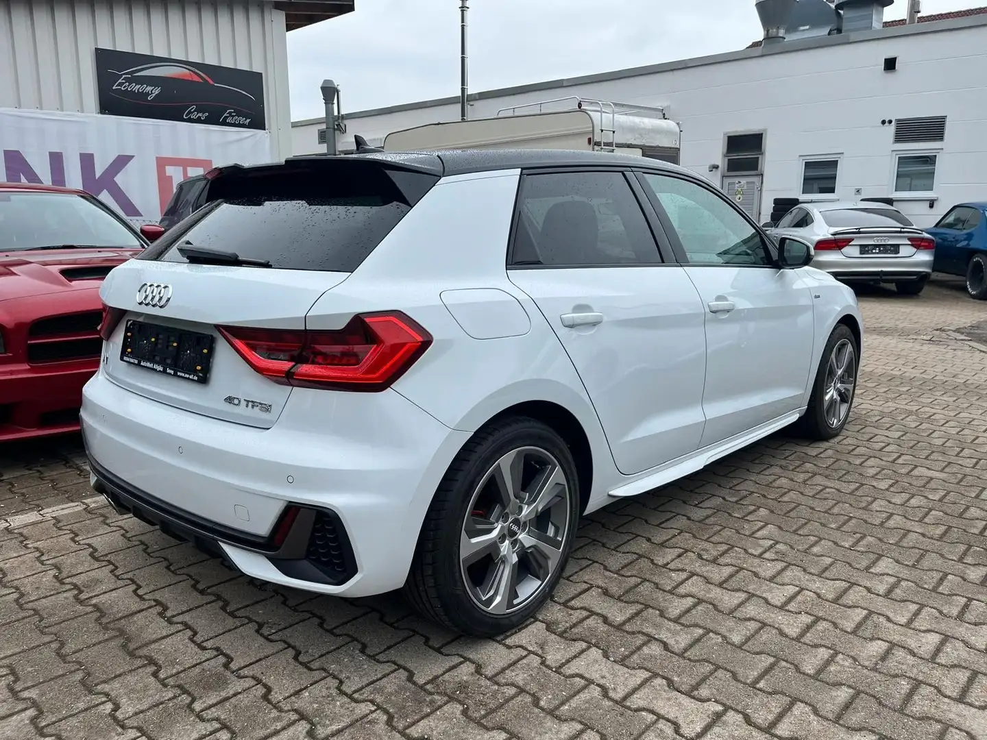 Audi A1 Sportback 40 TFSI S-Tronic S line Blanc - 2