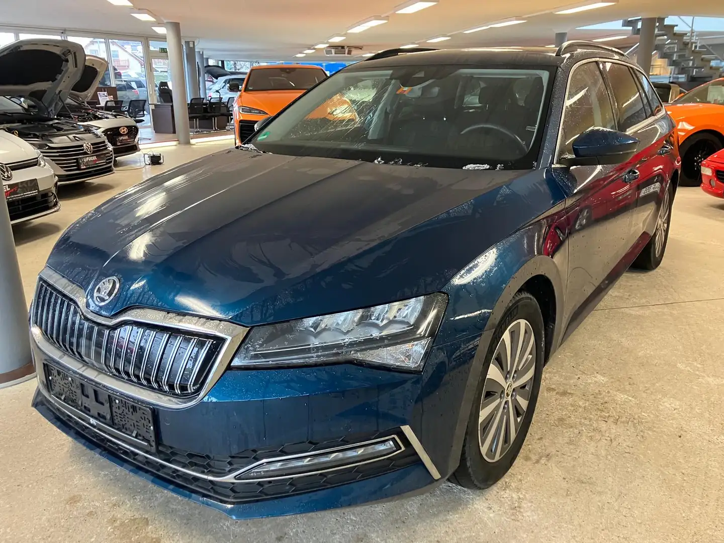 Skoda Superb 1.4 TSI DSG iV Ambition virt.Cock.|Navi|Standhzg.| Blau - 2