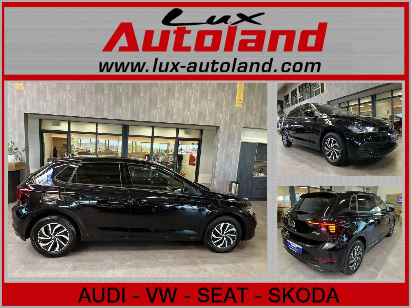 Volkswagen Polo Life TSI App LED Shzg Alu Kamera Noir - 1