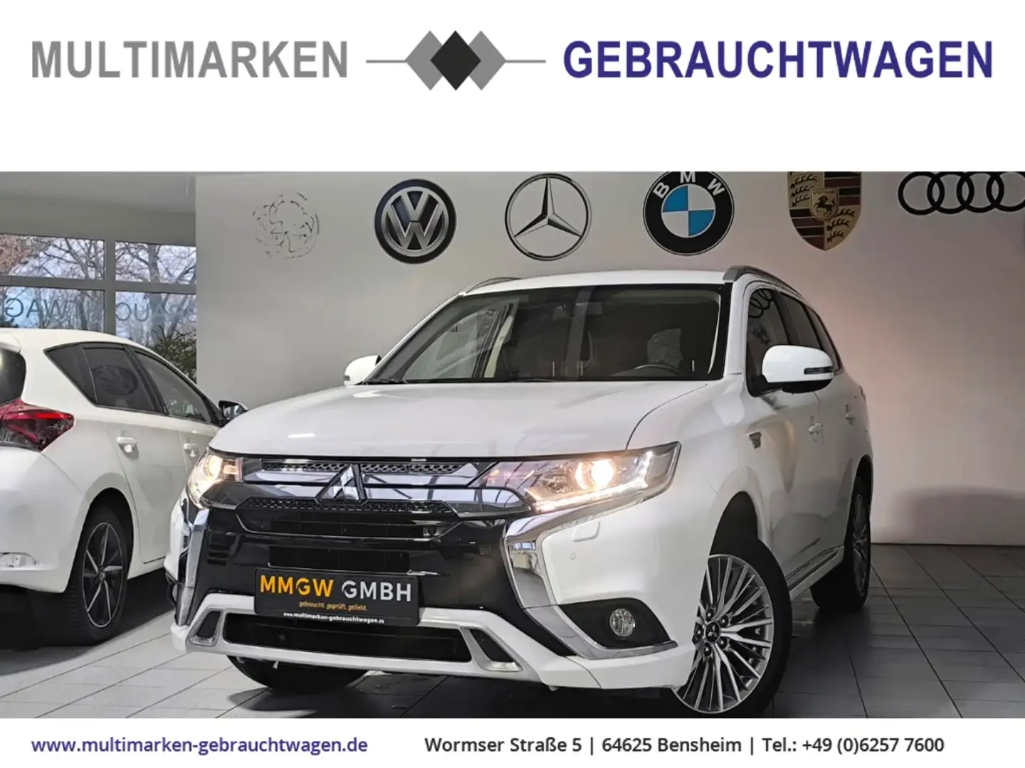 Mitsubishi Outlander PHEV Basis 4WD CarPlay/Klima/Fahrerprofil Weiß - 1