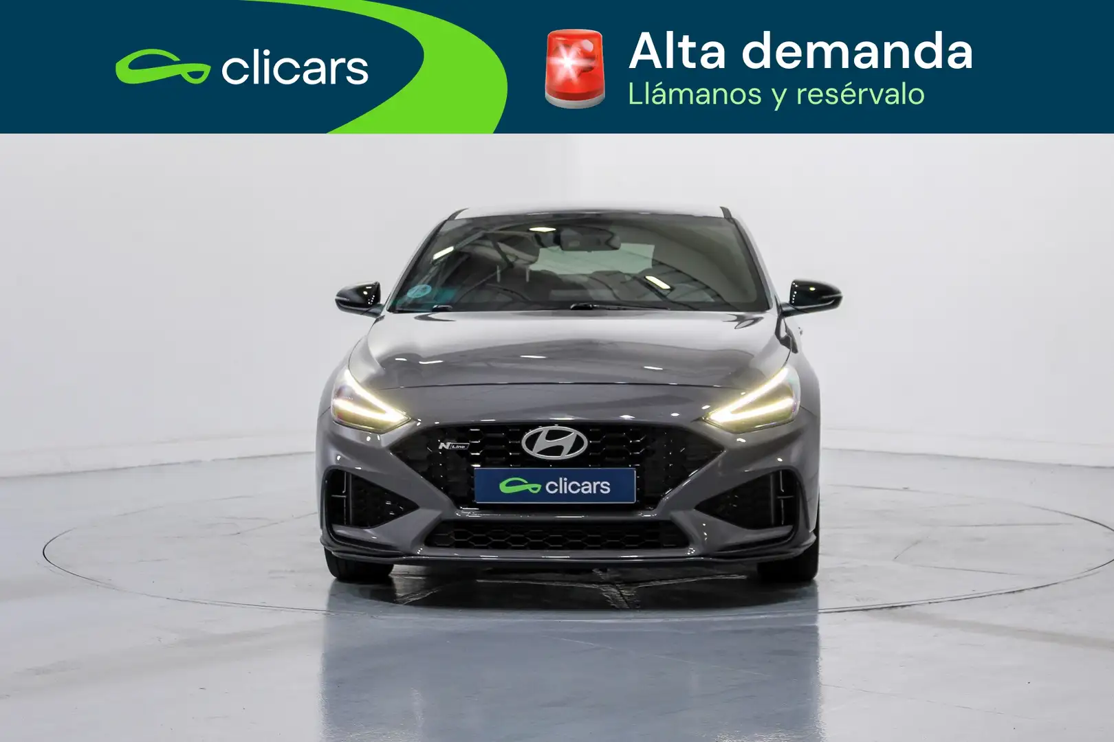 Hyundai i30 FB 1.0 TGDI N Line 100 Gris - 2