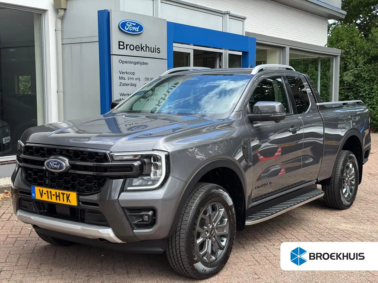 Ford Ranger 2.0 Wildtrak Super Cab EcoBlue | Elektrische Rolle Grijs - 1