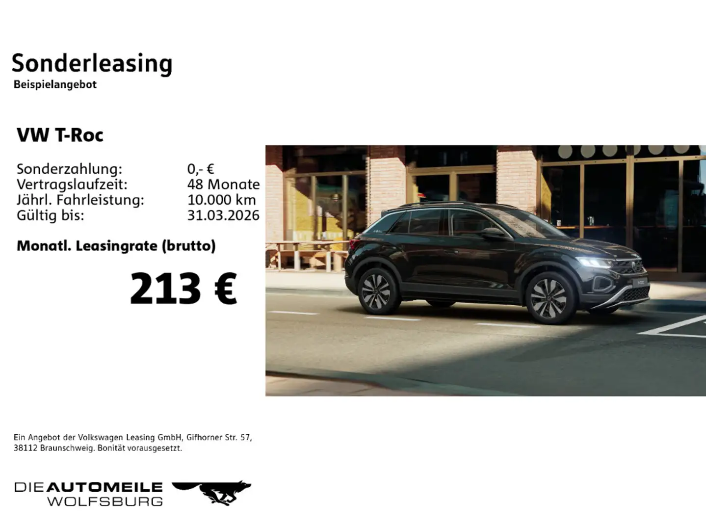 Volkswagen T-Roc 1.0 TSI Goal LED/ACC Schwarz - 2