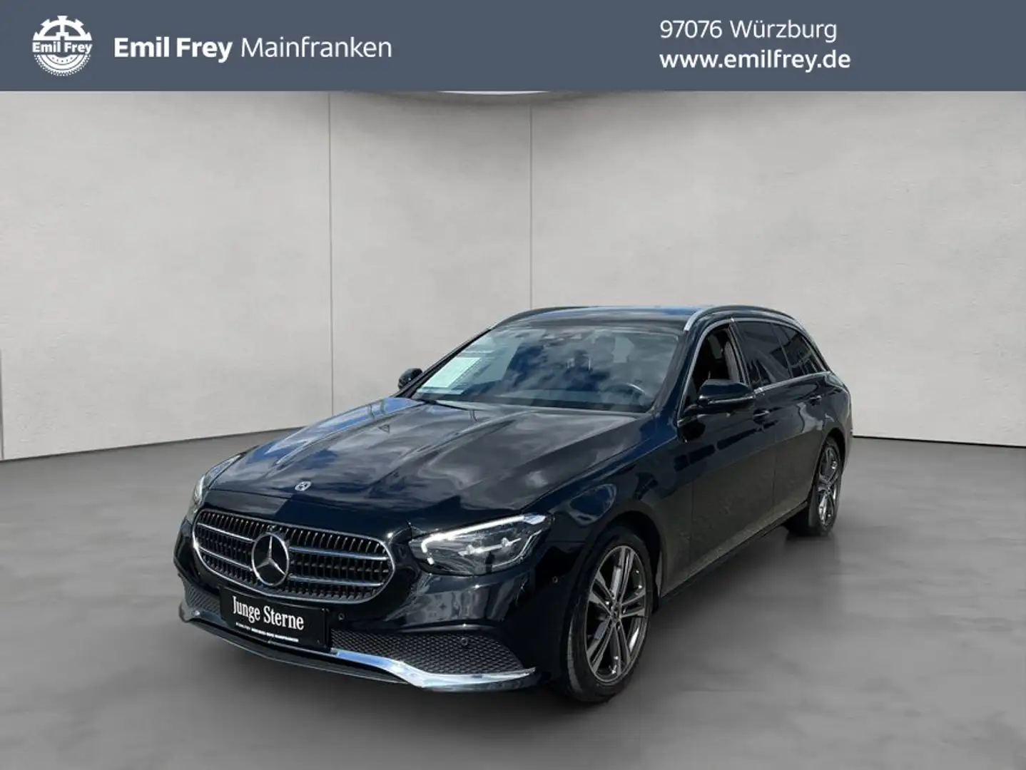Mercedes-Benz E 220 E-Klasse Zwart - 1