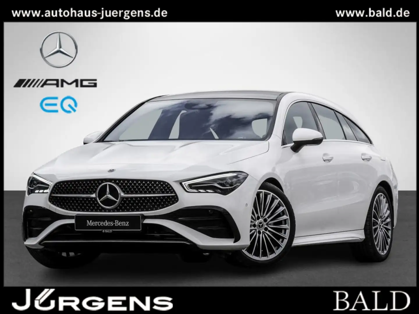 Mercedes-Benz CLA 200 SB AMG-Advanced/LED/Pano/AHK/Easy-P/19" Blanc - 2