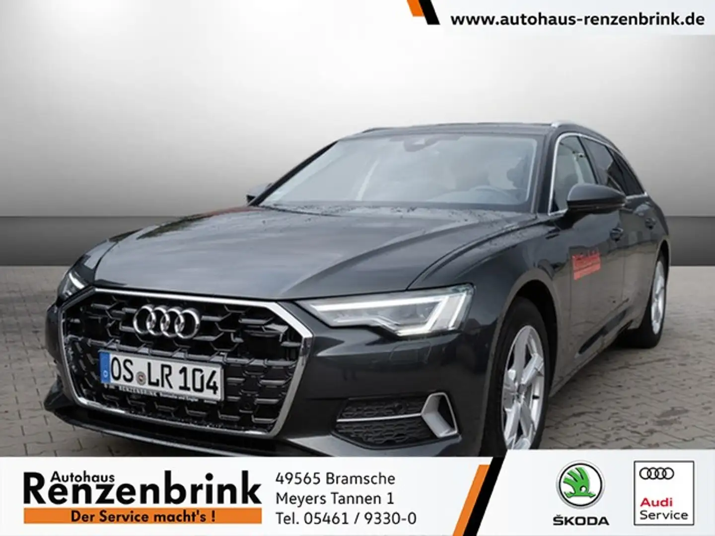 Audi A6 Avant 40 TDI quattro advanced LED+AHK+RFK Grau - 1
