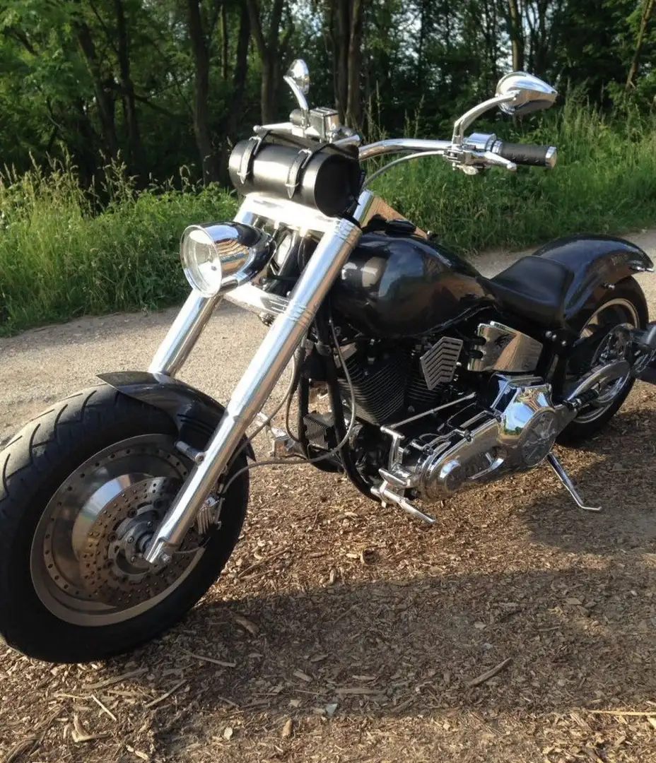 Harley-Davidson Fat Boy FXST Schwarz - 2