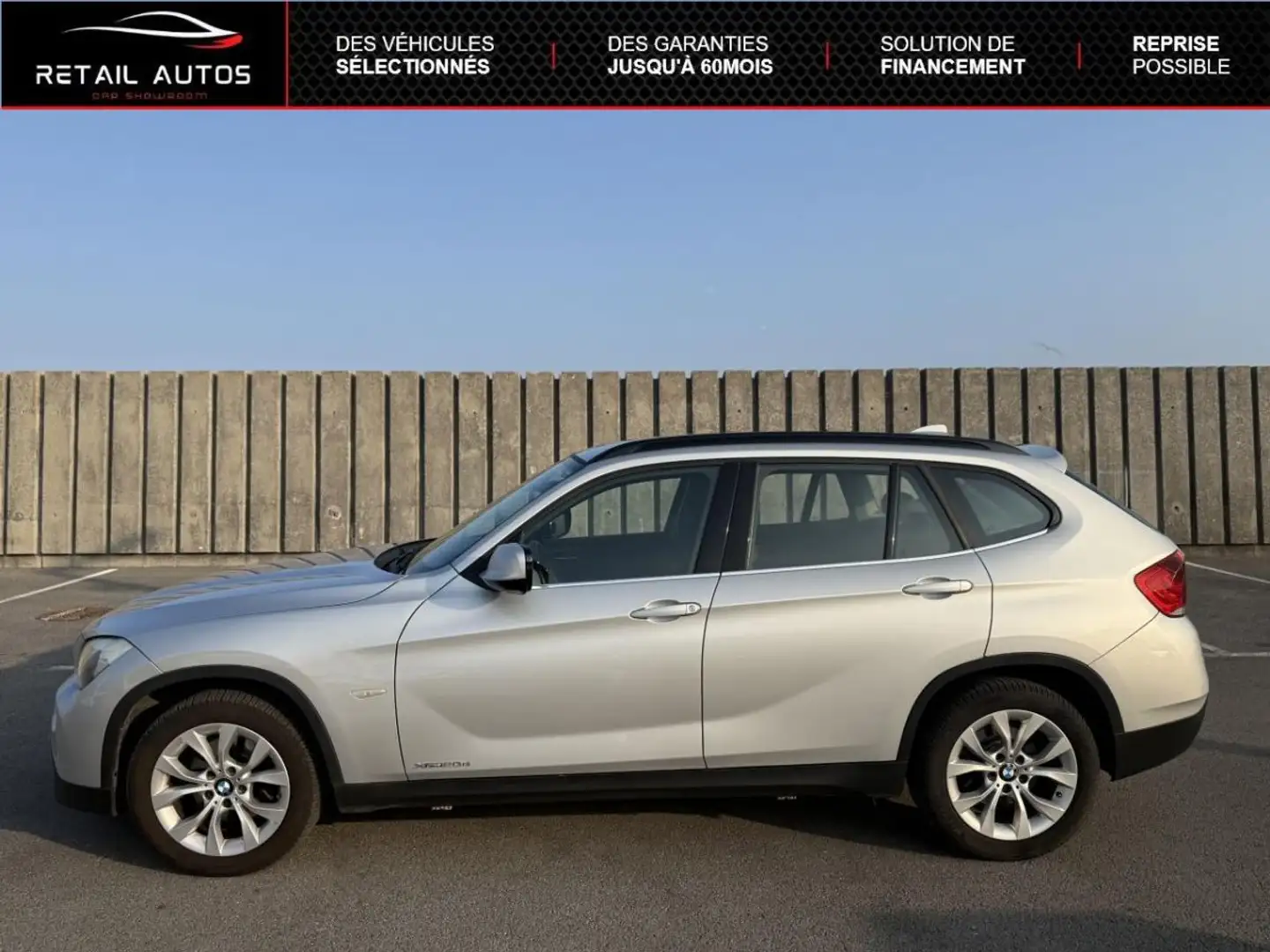 BMW X1 xDrive20dA 177ch Luxe Grijs - 2