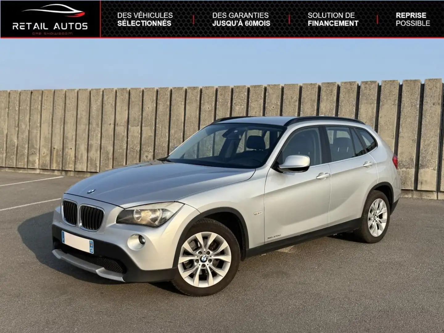 BMW X1 xDrive20dA 177ch Luxe Gris - 1