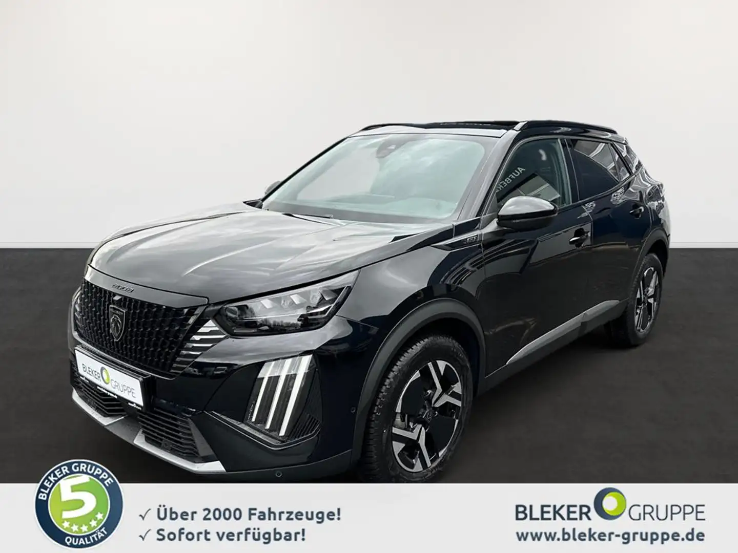 Peugeot 2008 GT HYBRID 145 e-DSC6 Grip Control / Klimaautomatik Zwart - 1
