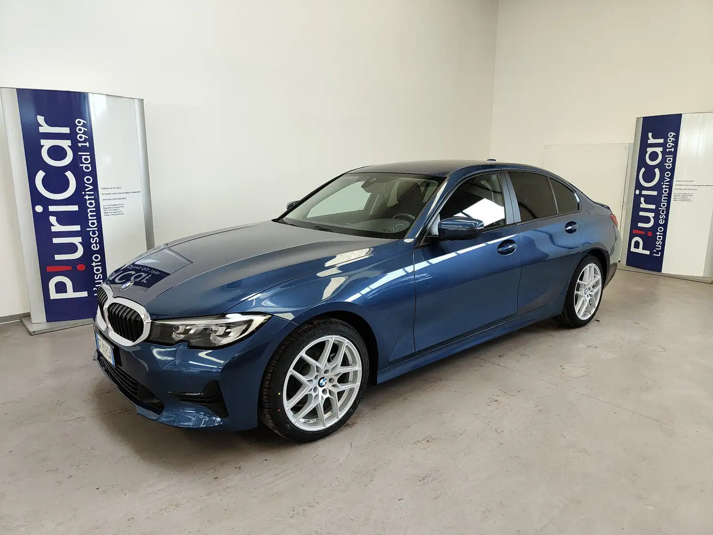 BMW 316 d 48V auto Cruise Navi Fari LED DAB Cerchi 18” Blau - 1