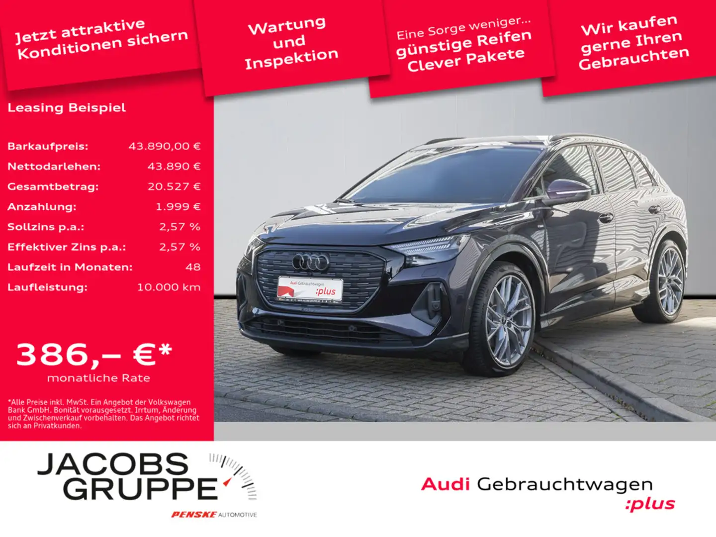 Audi Q4 e-tron Violett - 1