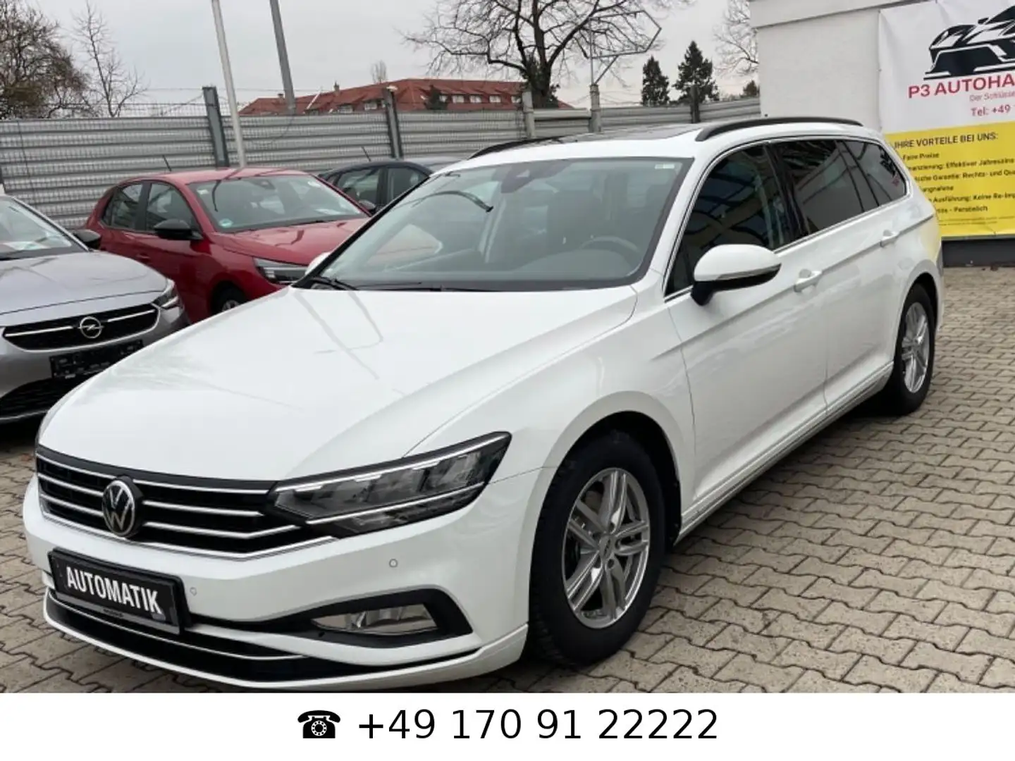 Volkswagen Passat Variant Passat 2.0 TDI DSG*Business*Navi*Pano*AHK*8Reif. Blanc - 1