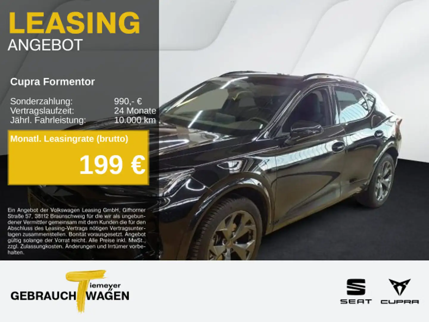 CUPRA Formentor 1.5 eTSI DSG SIDE-ASSIST 360° eKLAPPE Noir - 1