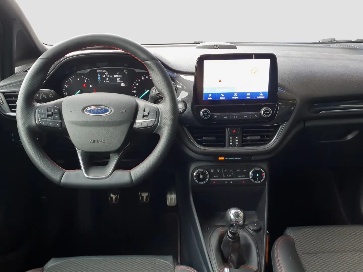 Ford Fiesta 1.0 Hybrid ST-Line X | Panoramadak | Winter Pack | Rood - 2