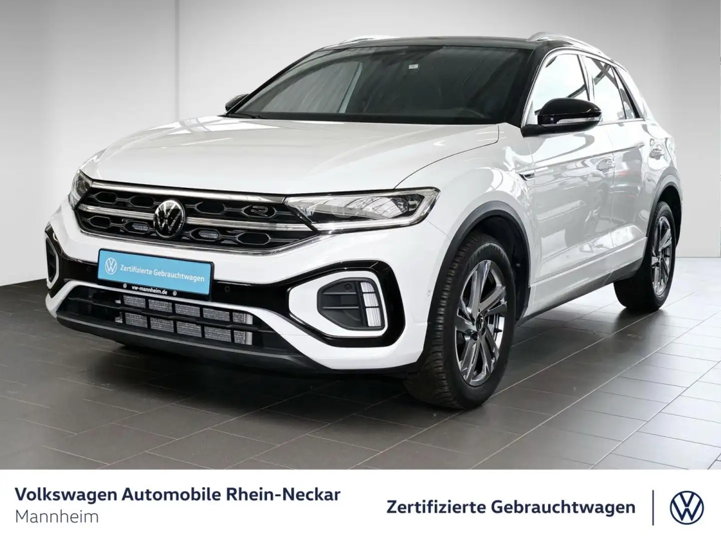 Volkswagen T-Roc 2.0 TDI R-Line DSG AHK Navi Kamera uvm Weiß - 2