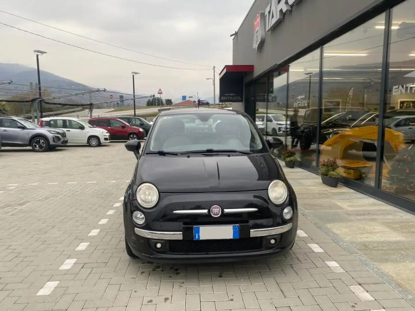 Fiat 500 1.2 Lounge 69cv Чорний - 2