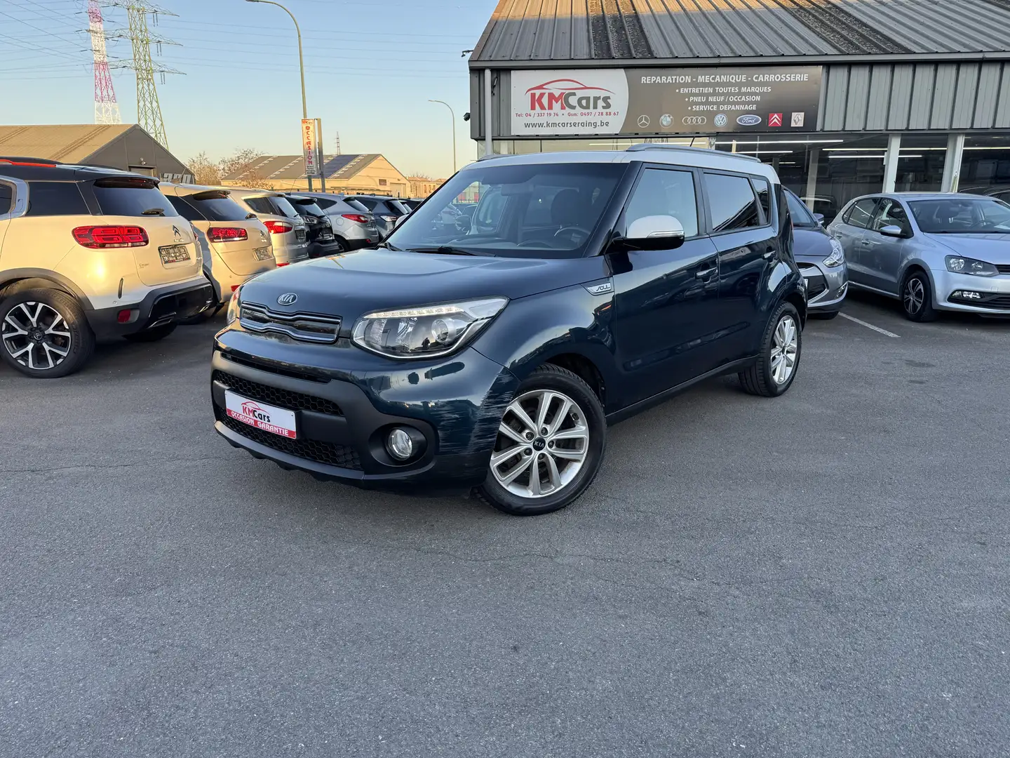 Kia Soul 1.6 CDRi / CLIMATISATION/CAMERA/JANTES/NAVIGATION Azul - 2
